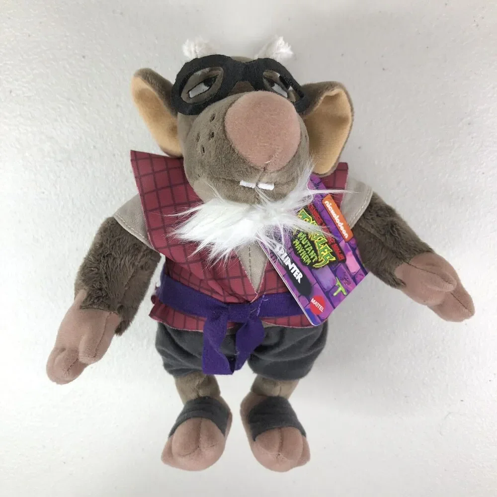 TMNT Mutant Mayhem Plush Lot Bebop Rocksteady Splinter NWT Mattel 8